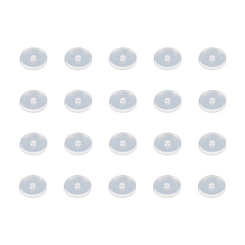 Silikonpiercing Healing Discs Mjuka Anti-Hyperplasi 20 st