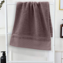 Strandhanddoek, absorberend, zacht, kleurecht, bruin, 1 stuk, 30 stuks
