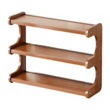 Support de présentation en bois pour comptoir de salle de bain, lot de 3