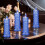 LED Crystal Candle Lights Rose Shadow Design 6 Pack 7