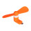 Bærbar ventilator til Android-telefoner Orange 2-pak 1