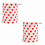Lacets plats en polyester à motif cœur, 100 cm 1