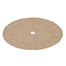 Jupe de sapin en toile de jute, fibre naturelle, 24, 36 et 48 pouces