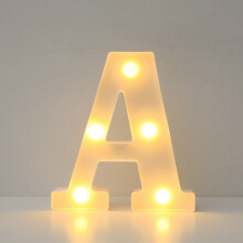 AuroraX Letra A personalizada con luz LED (1 unidad)