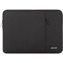 Laptophoes 13,3 inch, zwart, polyester, verticale hoes met