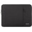 Housse pour ordinateur portable 13,3 pouces, étui vertical en polyester noir avec 1