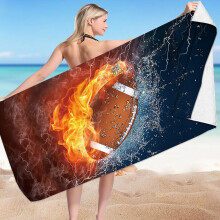 Microvezel strandhanddoek, zacht, sneldrogend, 30x60 inch