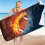 Microvezel strandhanddoek, zacht, sneldrogend, 30x60 inch 1