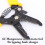 Wire Stripper Cutter for Electricians 6 inch 4