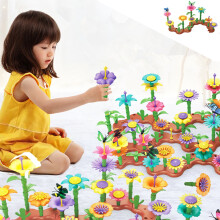 Blomsterbyggeklosser for barn3+ ABS STEM Pedagogisk