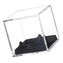 Vitrine de présentation en acrylique pour ballon de basket avec support