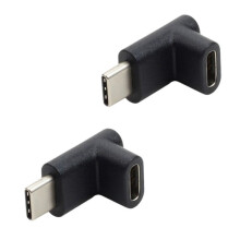 Cuibheoir USB-C go USB-C Lúbtha 90 Muirearú Tapa 10Gbps