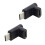USB-C - USB-C -sovitin, 90 mutka, 10 Gbps:n pikalataus 1