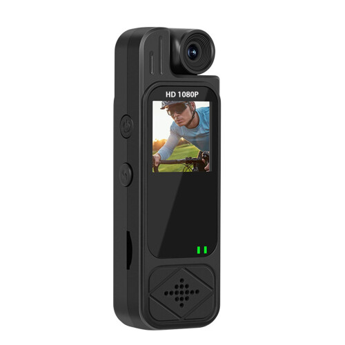 Caméra de sport portable 1080p, objectif rotatif à 180