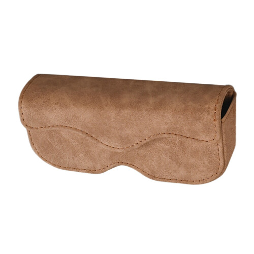 Leather Sunglasses Holder for Car Visor – Hidden Closure, 1