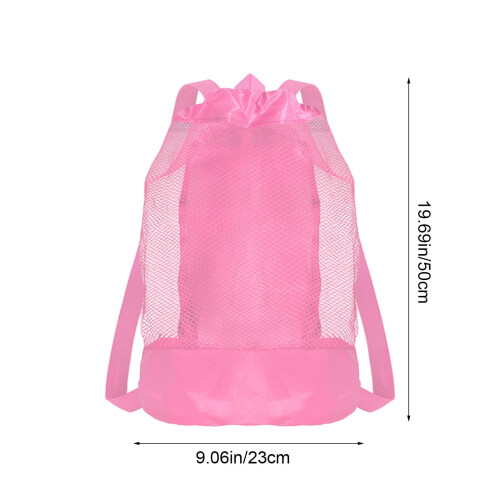 Mesh swim bag drawstring backpack 1 pack 1