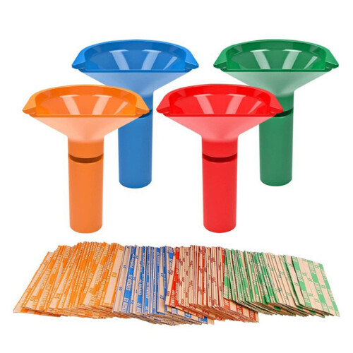 Contamonete portatile a forma di imbuto, 1 set 1