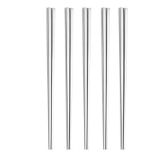 Baguettes de cuisine en acier inoxydable (5 paires)