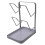 Support pour couvercles de casseroles avec rotation à 360 et rangement à double couche 1