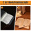 Lampe de lecture plate à LED, 3 couleurs, intensité variable, à pince 4
