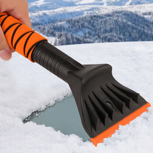 Ferramenta para remoção de neve de carros com cabo ergonômico 3 em 1