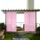 Sheer Voile Curtains for Living Room Bedroom Windows 1 Pair 6