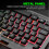 Είδη Πρωτοχρονιάς Jacenvly Εκπτώσεις T25Game Luminous104Key Σετ Ενσύρματου Μεταλλικού 8