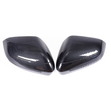 Car Rearview Mirror Cover for  5 Series I5 2024 Present Rear View Mirror Trim Decorate Modified Carbon Fiber Pattern