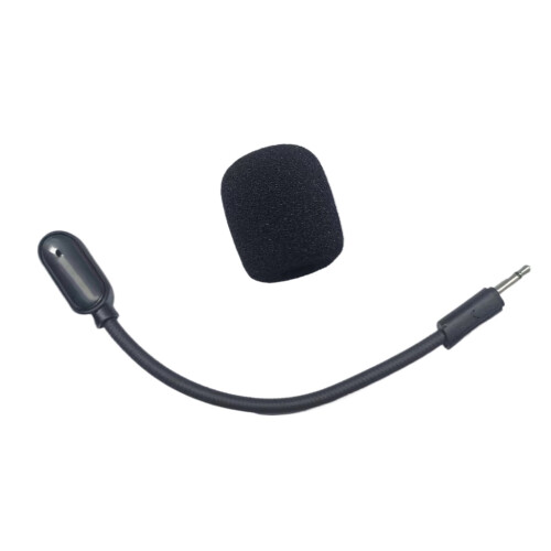 Microfone para jogos de 2,5 mm destacável para comunicação nítida.