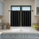 Short Black Thermal Insulated Curtains 5