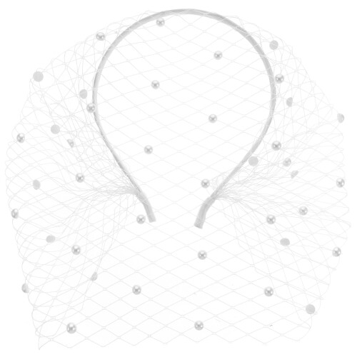 Braut- oder Maskenball-Stirnband aus Netzgewebe