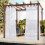 Cortinas externas impermeáveis com bloqueio de luz, 1 painel, 52 x 72 polegadas. 4
