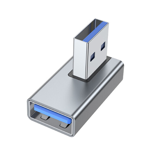 Adaptador de codo de 90 grados USB 3.0 macho a hembra