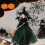 Halloween Indoor Decorations Black Ghost Witch Dolls Set of 1