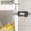 Mobile Storage Cart Adjustable 3-Tier Rolling Shelf 4