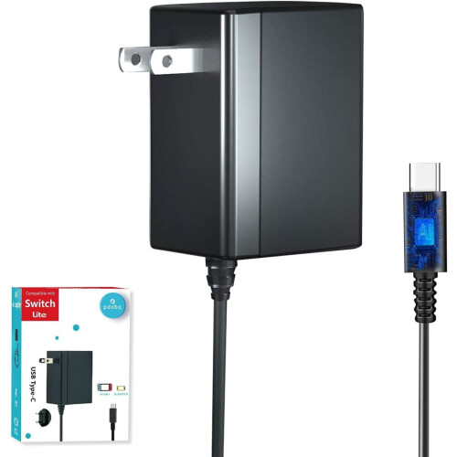 Nintendo Switch-lader med 1,5 meter kabel 15V 2,6A