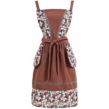 Women's Vintage Kitchen Apron with Pockets