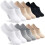 Gepolsterte, niedrige, unsichtbare Damensocken (4 oder 6 Paar) 1