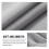 Linen Sheer Curtains Silver 63 inch 2-panel 4