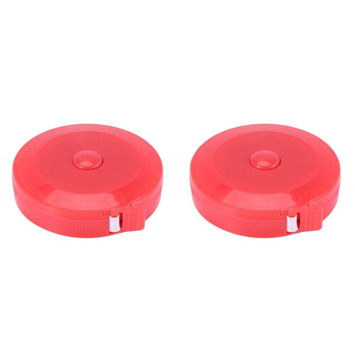 2X Tailor Sewing Retractable Ruler Tape Measure Red 1.5M/60 inch