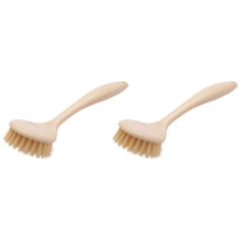 2X Küchen Reinigungs Bürsten Langer Griff Wäsche Topf Teller Wasch Bürste Kann Wasch Becken Ofen Reinigungs Bürste Hängen