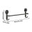 Suction Cup Towel Rack Bathroom Wall Mount 1 Pack 3