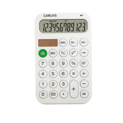 Calculadora solar com visor LCD de 12 dígitos para escola, escritório e casa. 1