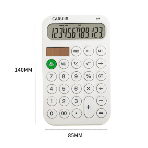 Calculadora solar com visor LCD de 12 dígitos para escola, escritório e casa. 2