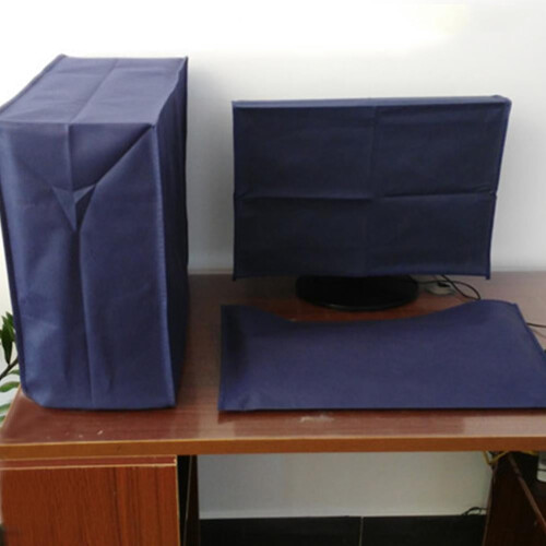 Computer Dust Cover Set for Monitor Keyboard CPU 3 pcs 1