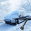 Schneeschaufel mit Eiskratzer für Autos, schwarz 6