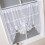 Pull-Out Lace Curtain Butterfly Pattern Gauze 59.06x39.37 4