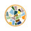 Glass Mosaic Coaster Making Kit for Adults Ceramic Tiles 7
