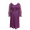 Damen Winter Maxikleid Langarm Hochtailliert Chiffon 7