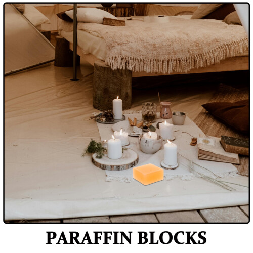HEMOTON Flake Paraffin Wax Blocks Set for Spa Relaxation 1
